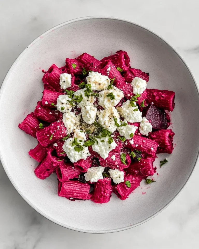 Creamy Beetroot and Feta Pasta Delight