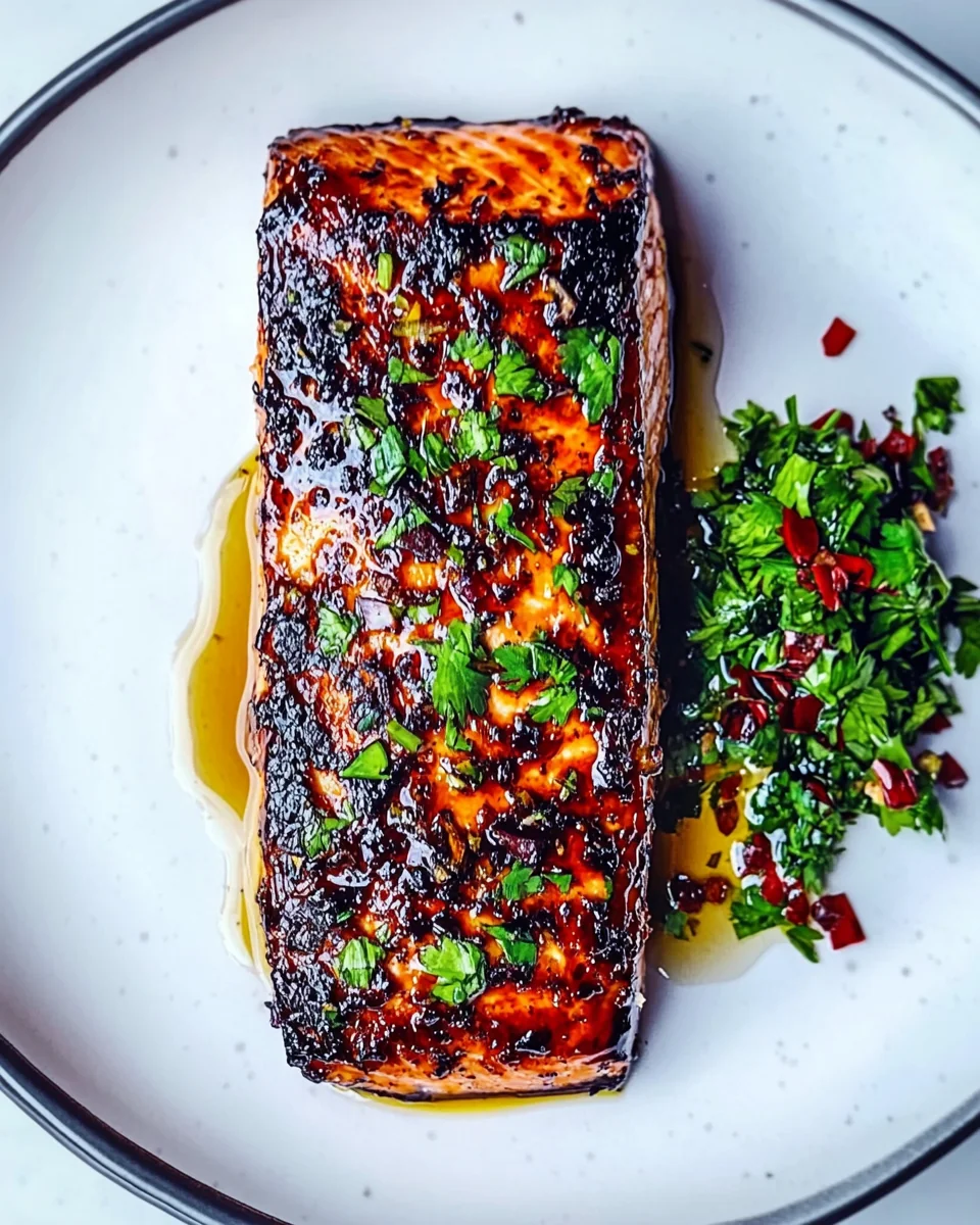 Sweet and Savory Black Garlic Honey Lime Salmon - additional image