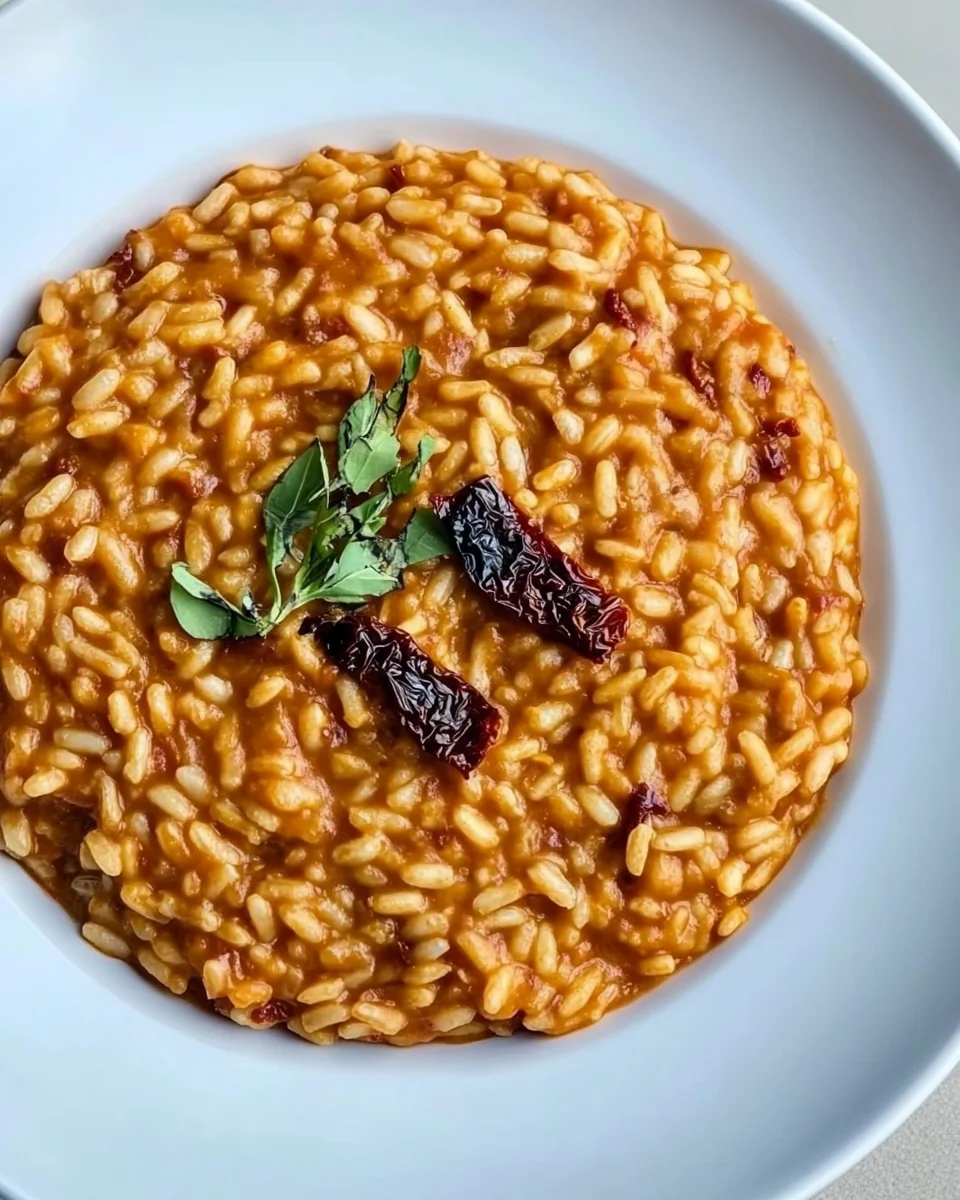 Creamy Black Garlic Sundried Tomato Risotto Recipe - additional image