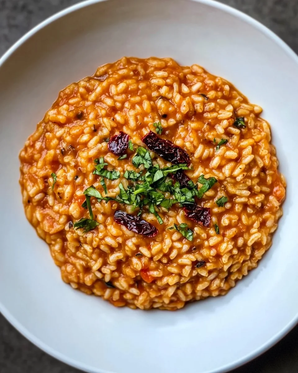 Creamy Black Garlic Sundried Tomato Risotto Recipe - additional image