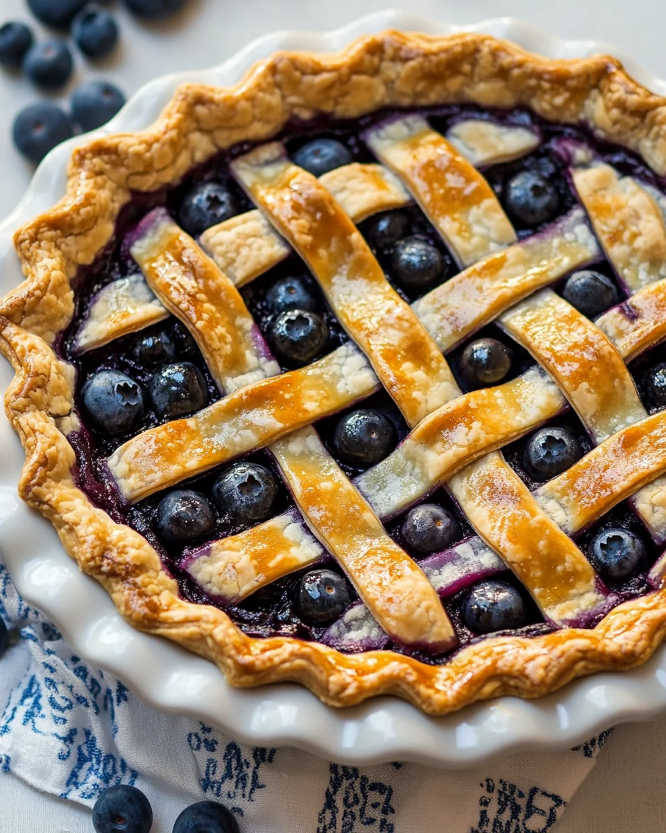 Perfect Homemade Blueberry Pie Recipe - additional image
