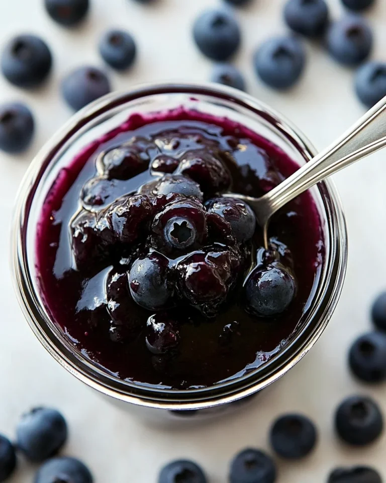Simple Homemade Blueberry Sauce Recipe