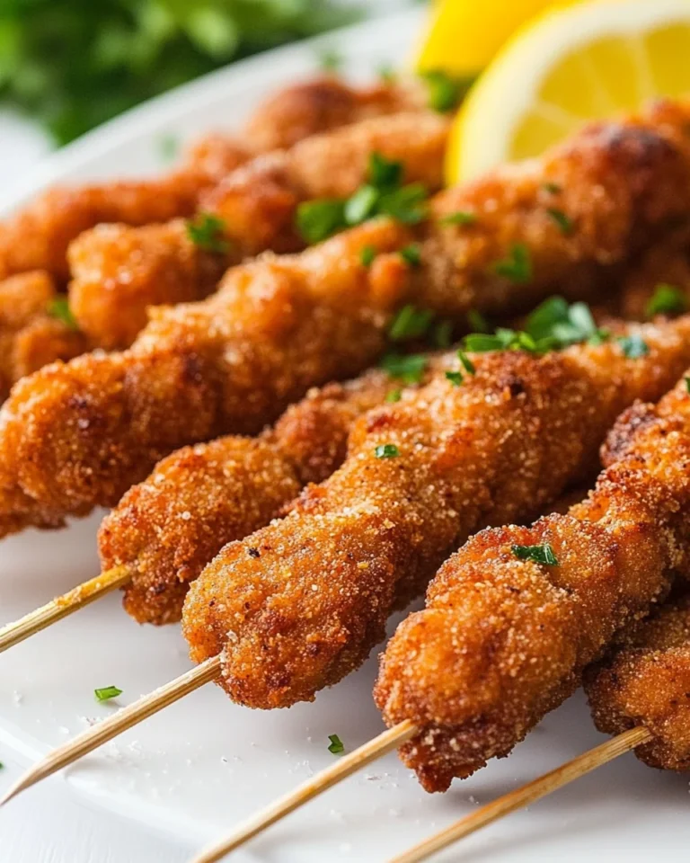 Simple Breaded Chicken Skewers for a Family Favorite Meal