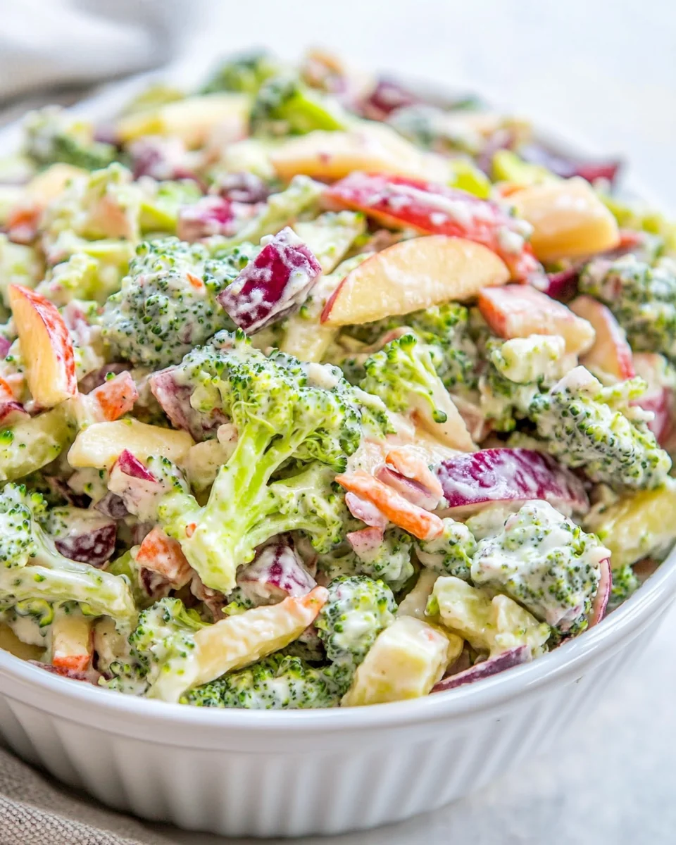 Fresh Broccoli Apple Salad Recipe - additional image