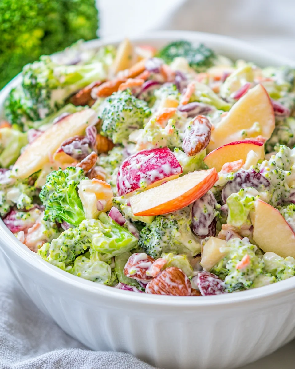 Fresh Broccoli Apple Salad Recipe - additional image