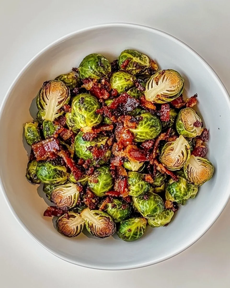 Savory Brussels Sprouts with Pancetta and Maple Glaze - additional image