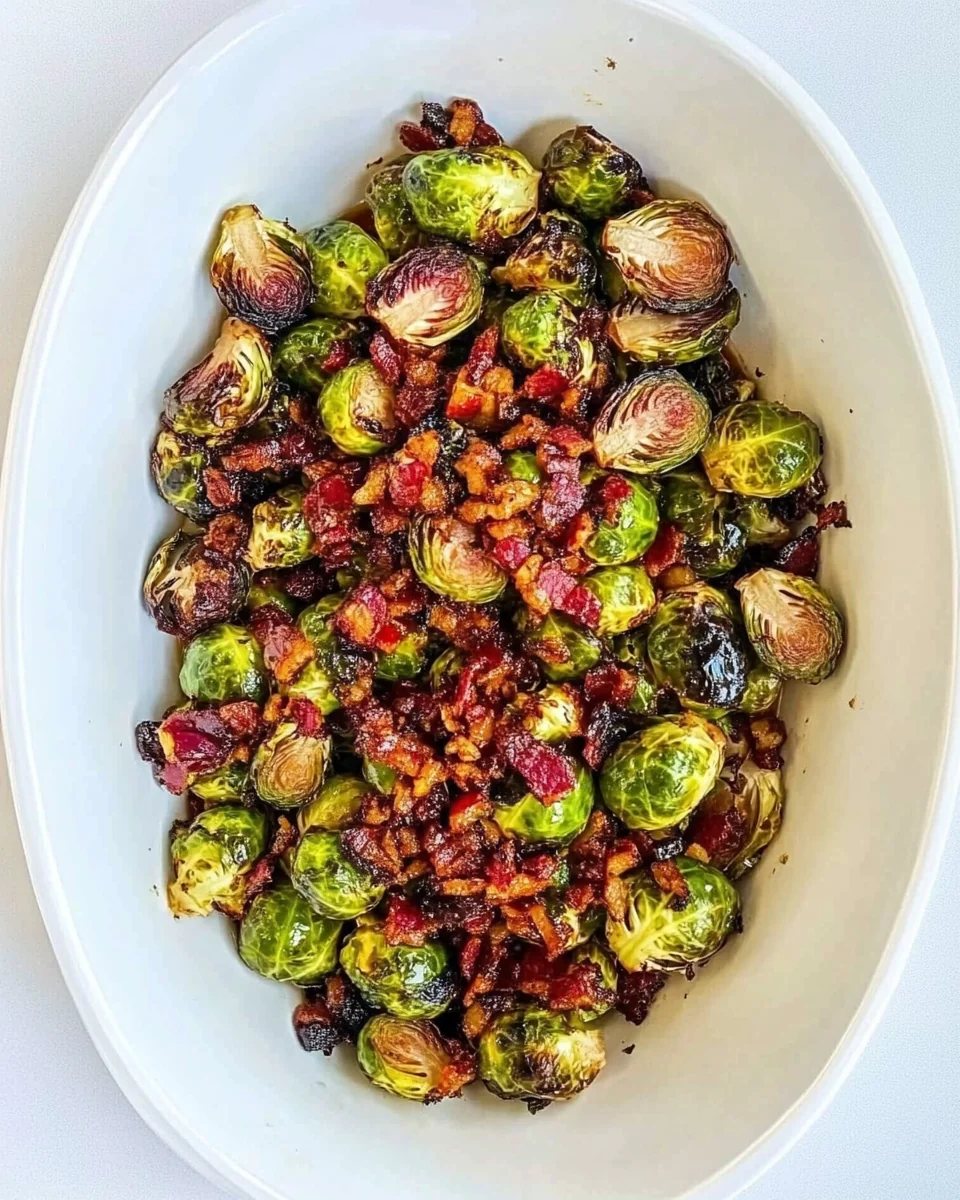Savory Brussels Sprouts with Pancetta and Maple Glaze - additional image