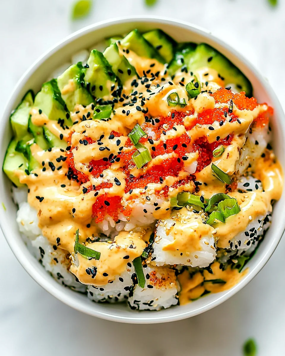 Simple California Roll Bowls With Fresh Ingredients - additional image