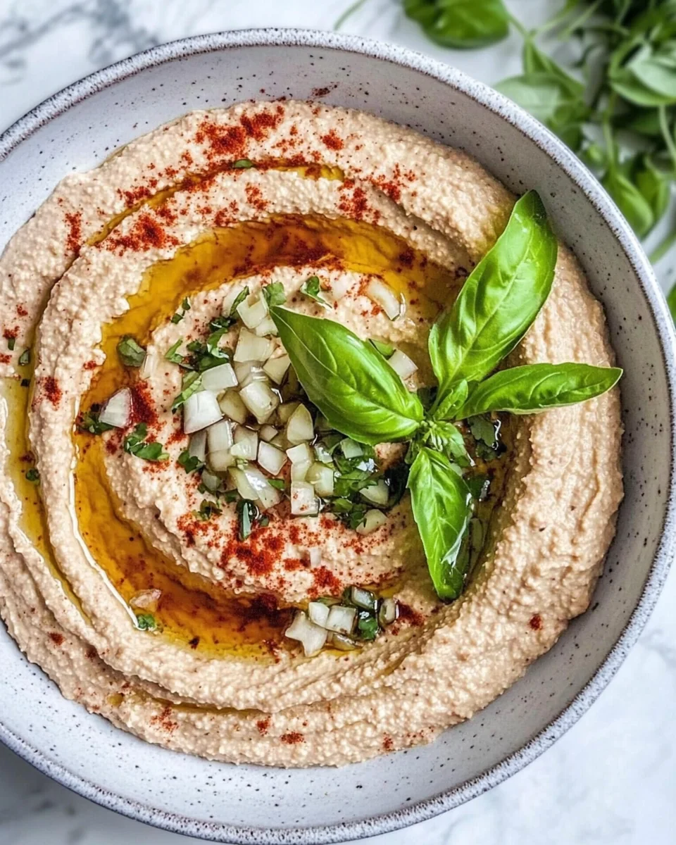 Savory Caramelised Onion Hummus Recipe - additional image