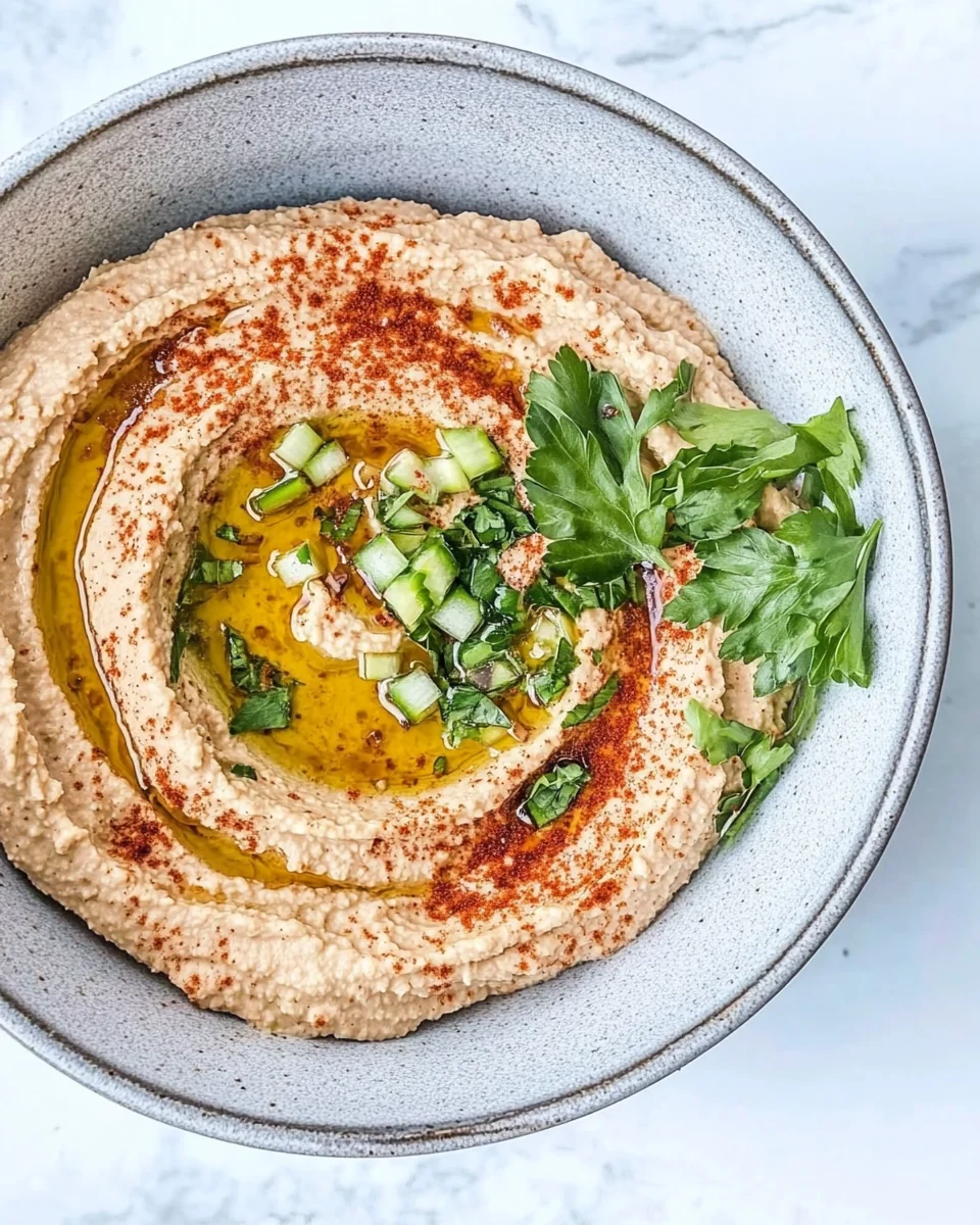 Savory Caramelised Onion Hummus Recipe - additional image