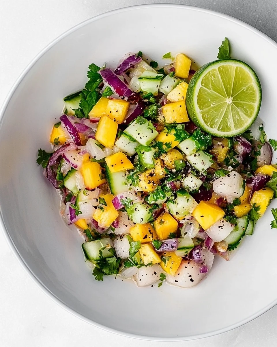 Fresh Mango Cucumber Ceviche That's Deliciously Simple - additional image