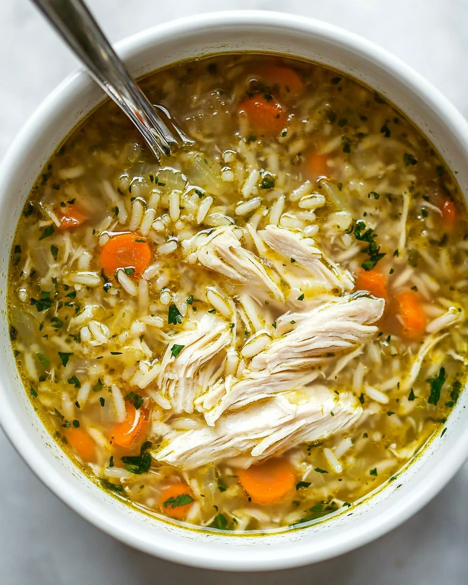 Homemade Chicken And Rice Soup Recipe For Cozy Nights - additional image
