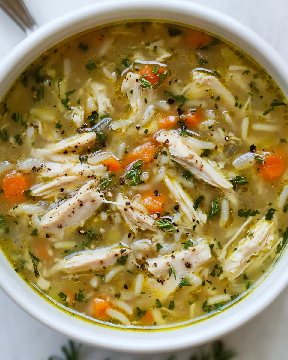 Homemade Chicken And Rice Soup Recipe For Cozy Nights - additional image