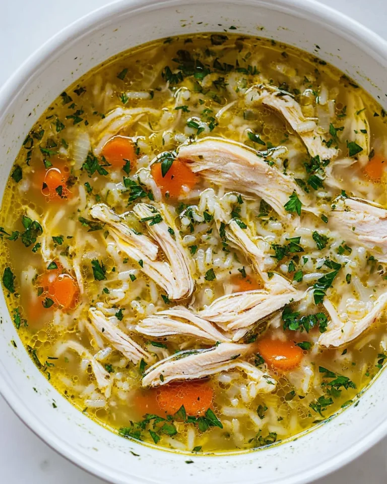 Homemade Chicken And Rice Soup Recipe For Cozy Nights
