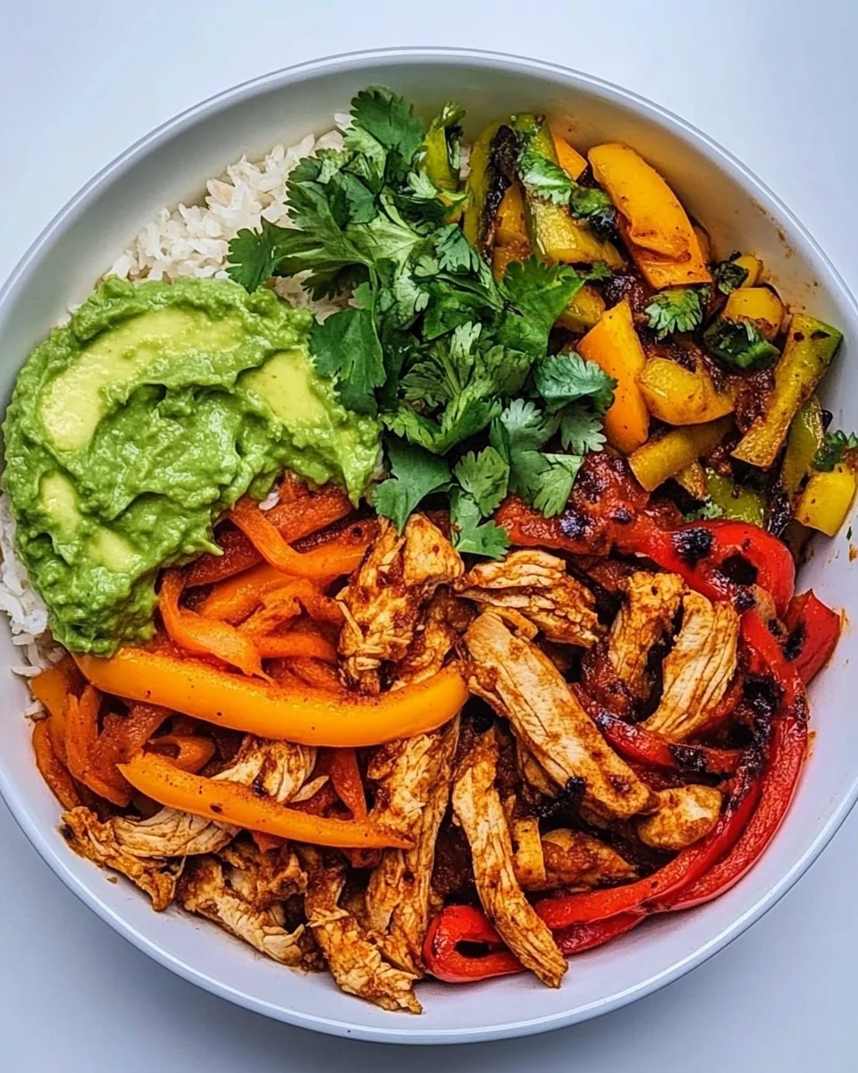 Simple Chicken Fajita Bowls for a Quick and Easy Dinner - additional image