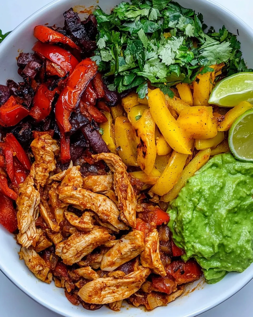 Simple Chicken Fajita Bowls for a Quick and Easy Dinner - additional image