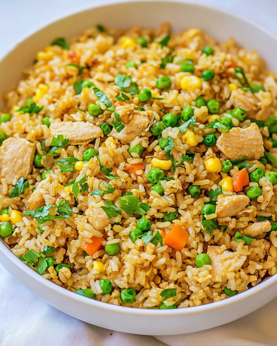 Simple Chicken Fried Rice Recipe - additional image