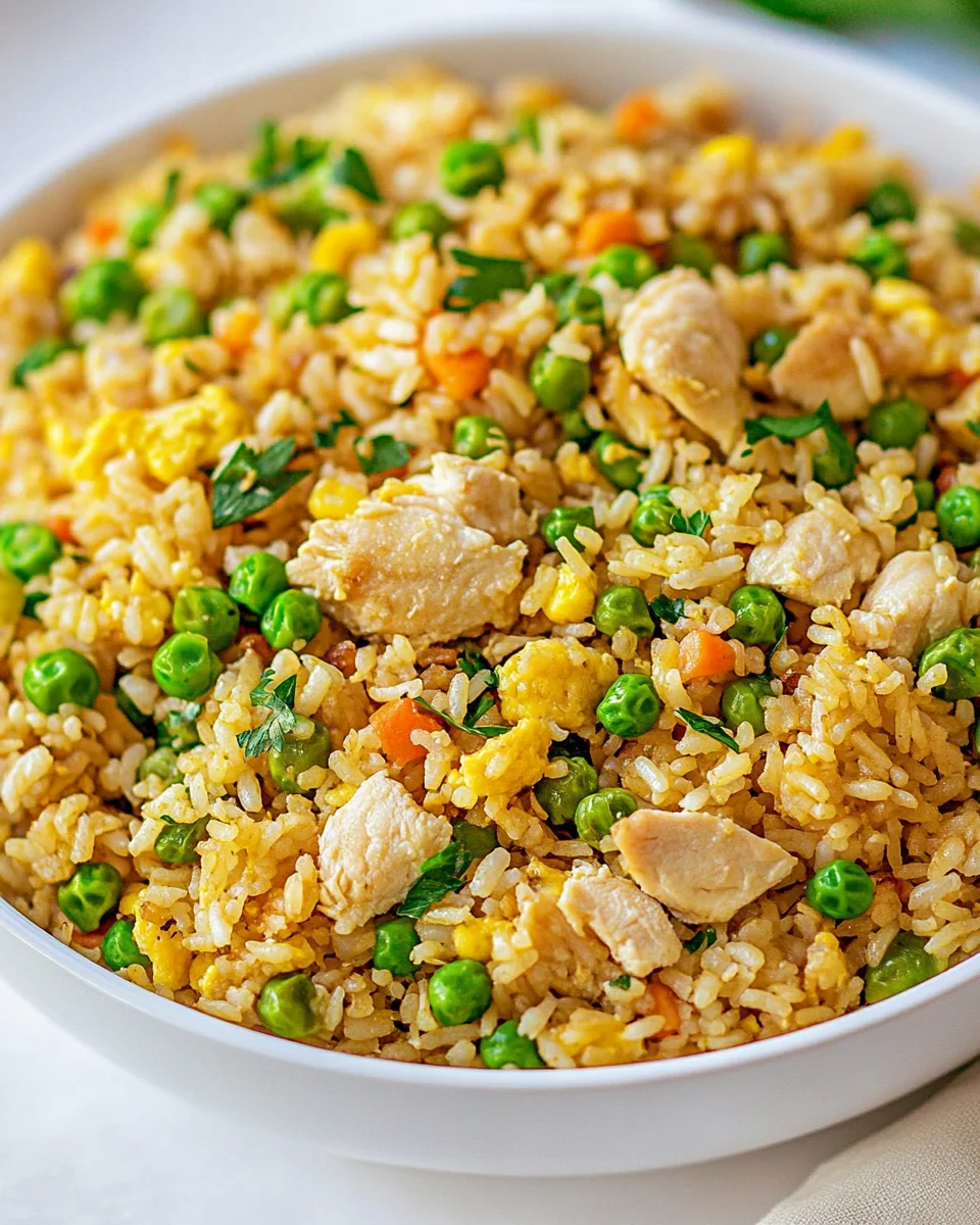 Simple Chicken Fried Rice Recipe - additional image