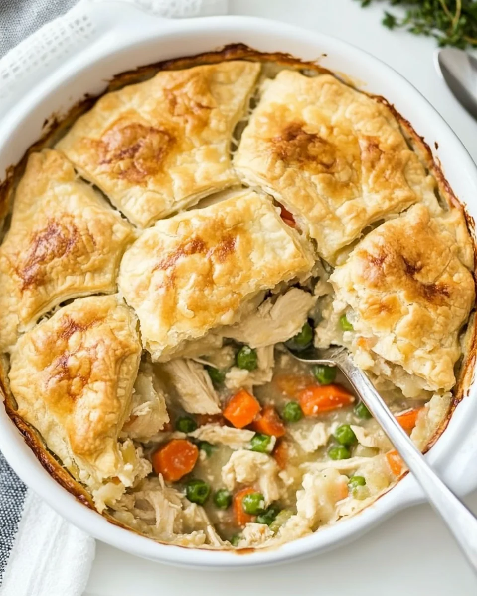 Homemade Chicken Pot Pie Casserole For Cozy Nights - additional image