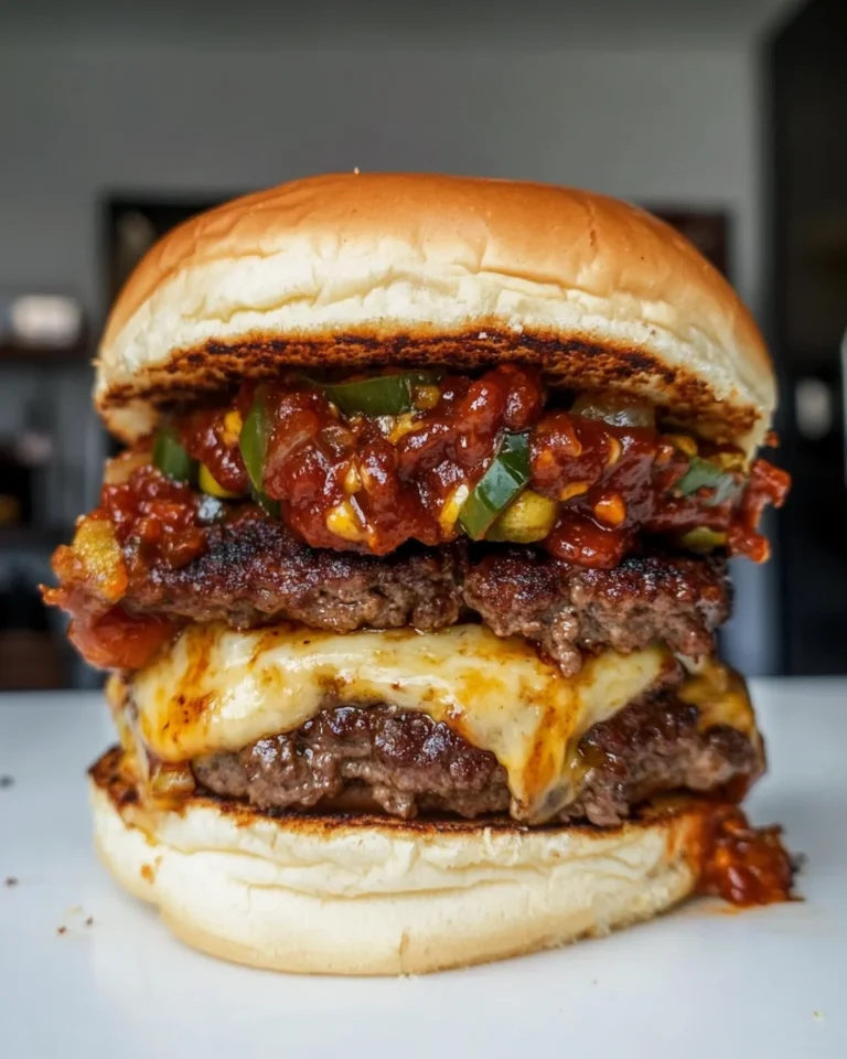 Perfect Homemade Chilli Cheeseburger