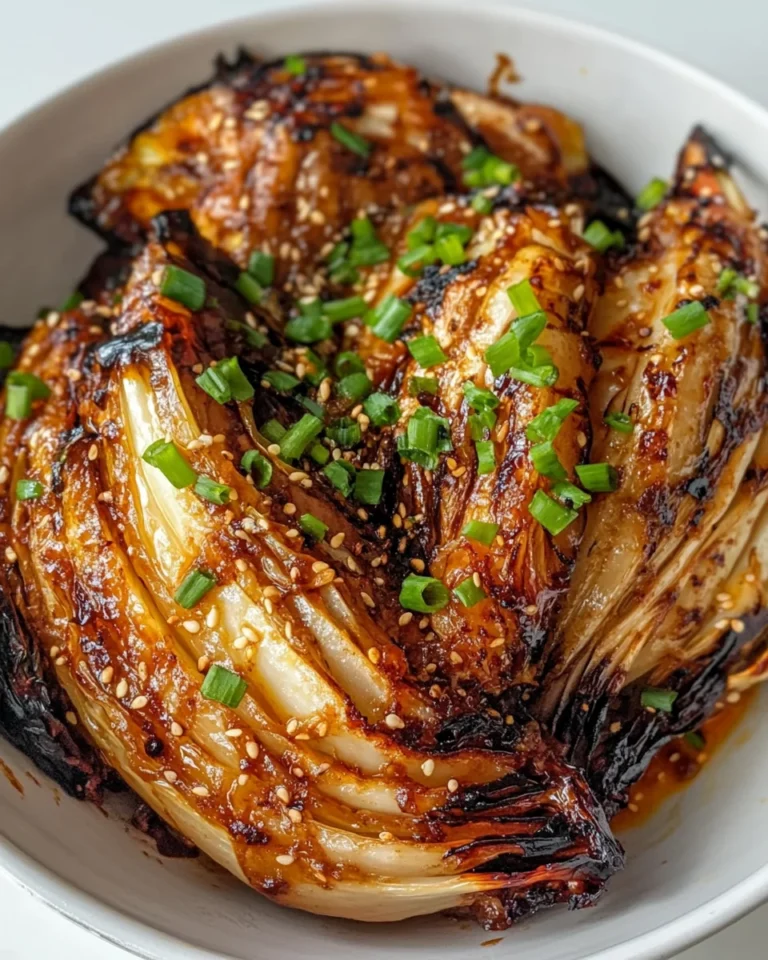 Simple Chilli Miso Butter Cabbage