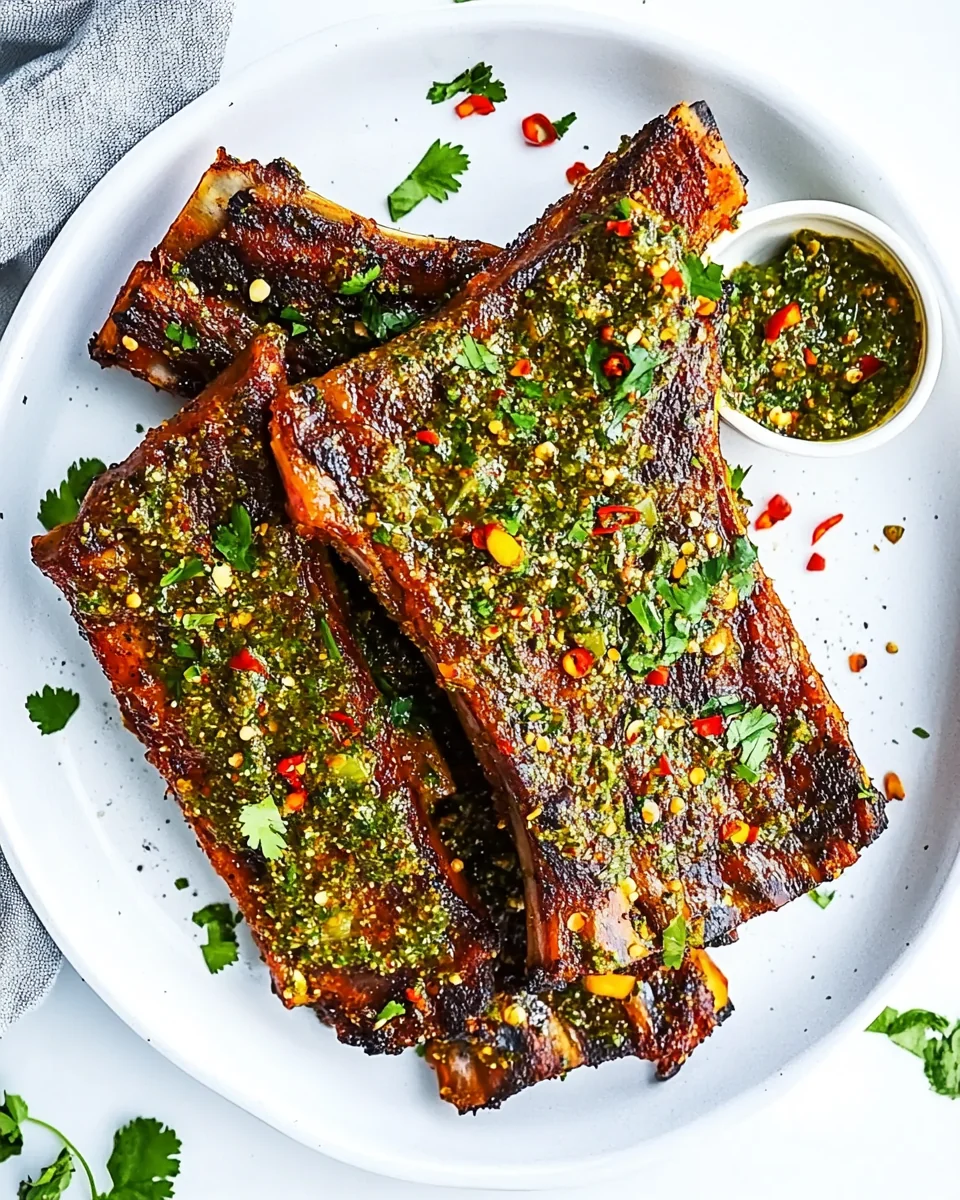 Savory Chimichurri Ribs for a Flavorful Feast - additional image