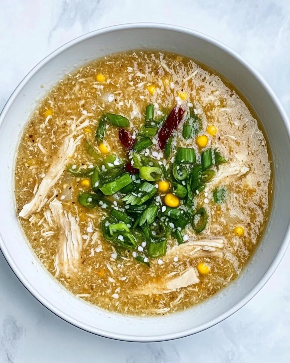 Simple Chinese Chicken and Sweetcorn Soup - additional image