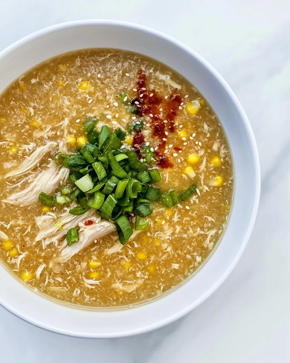 Simple Chinese Chicken and Sweetcorn Soup - additional image