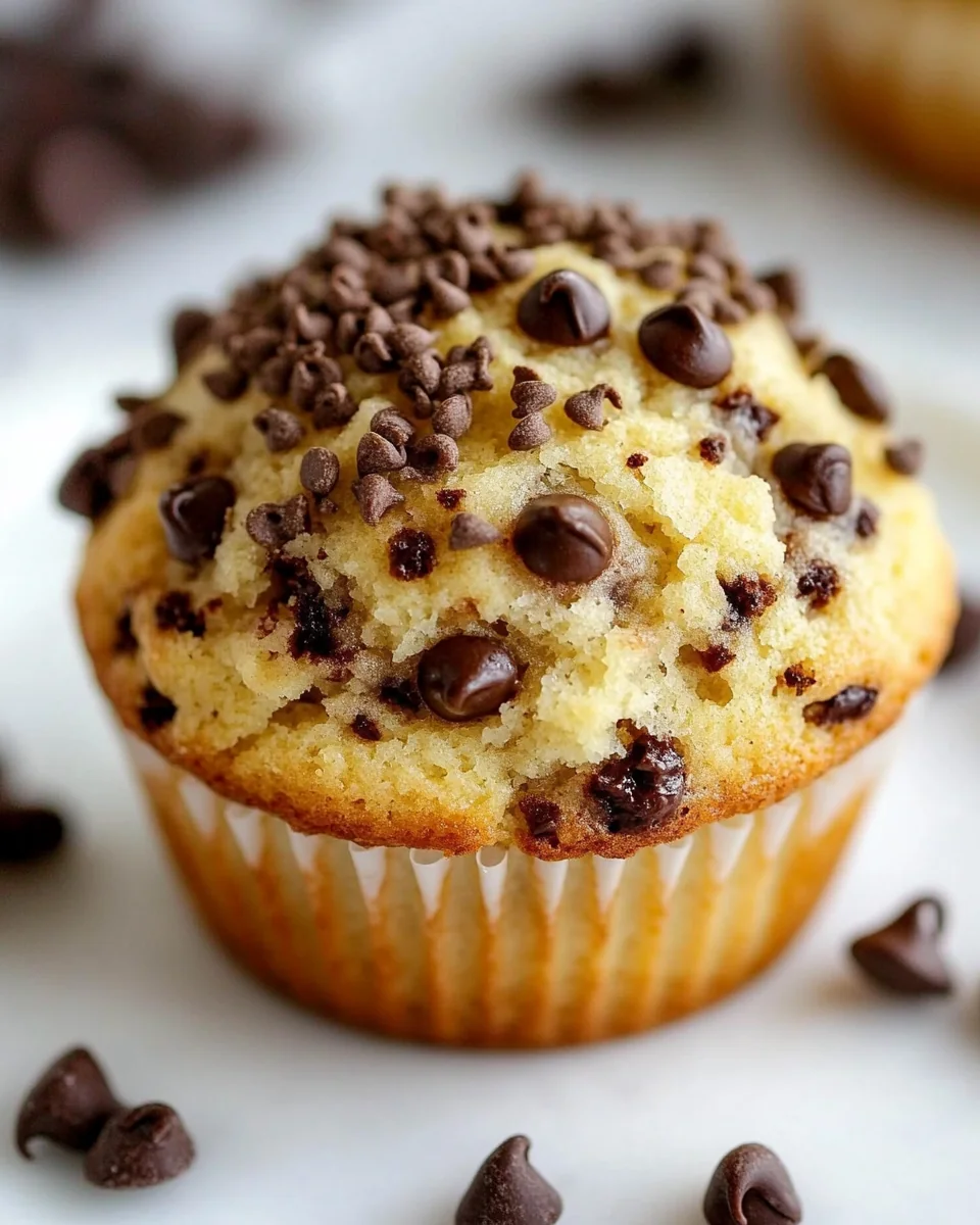 Delicious Homemade Chocolate Chip Muffins - additional image
