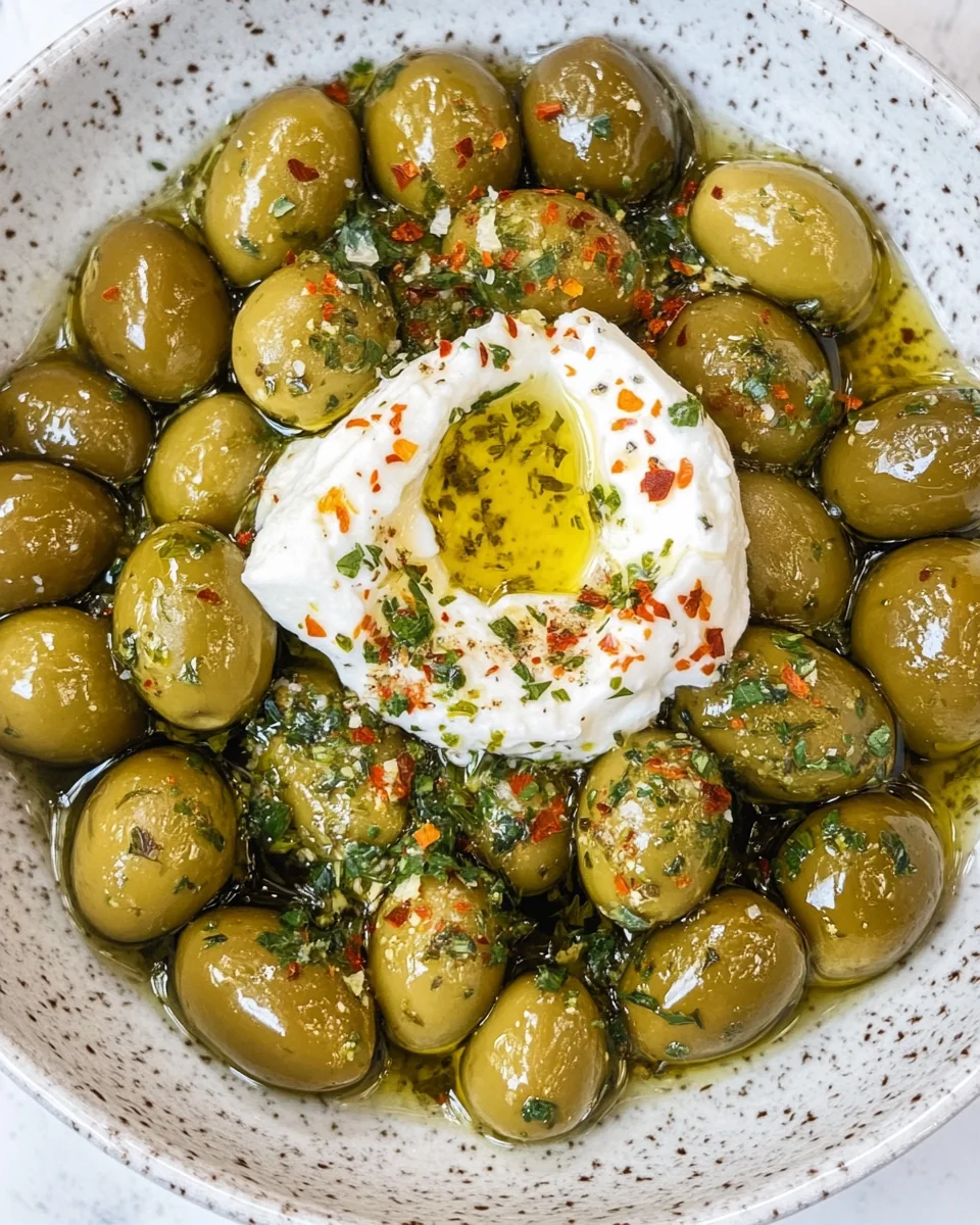 Citrus Herb Marinated Olives with Simple Homemade Labneh - additional image