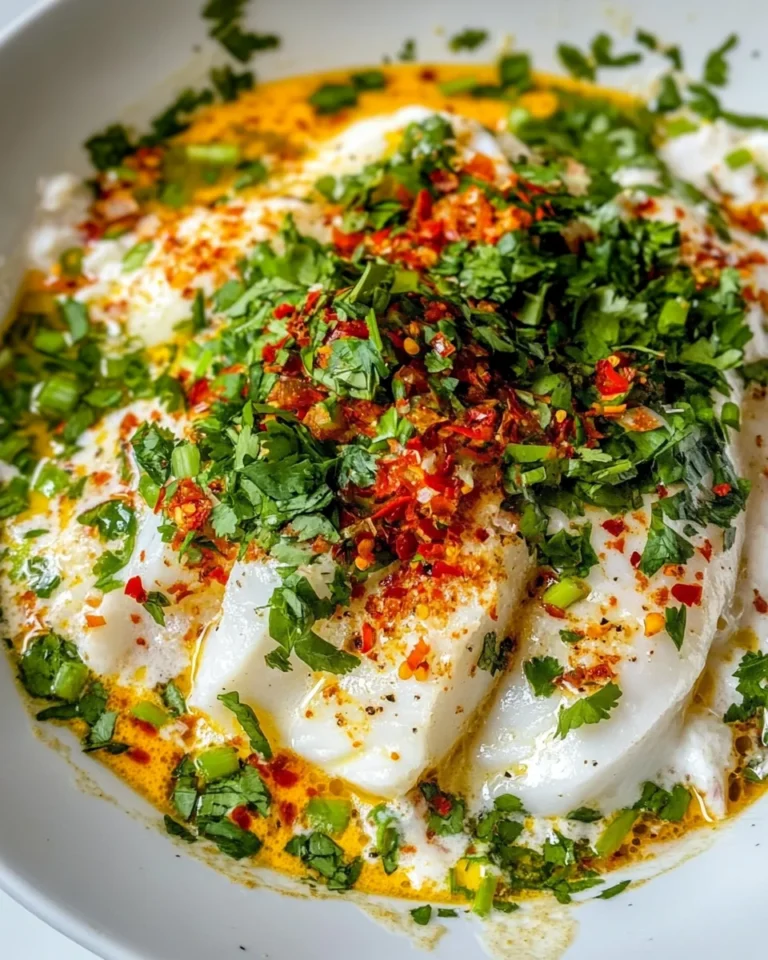 Simple Coconut Milk Poached Fish Recipe