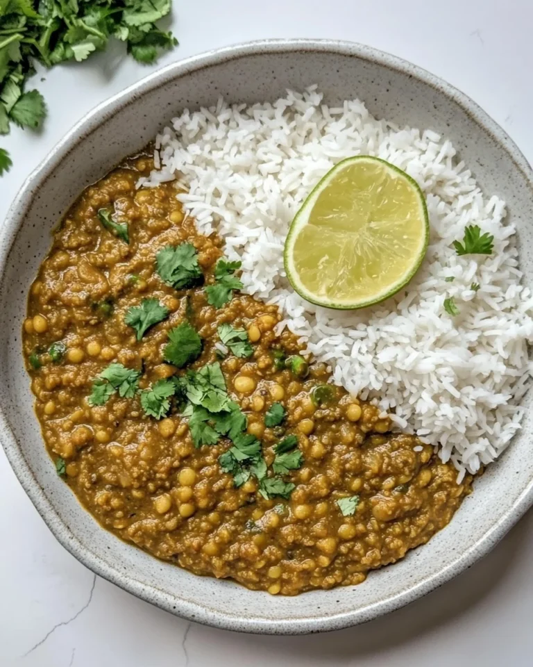 Simple Coconut Red Lentil Dal Recipe
