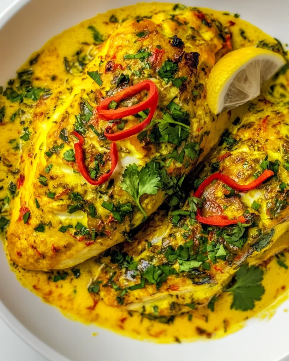 Simple Coconut Saffron Poached Fish Recipe - additional image
