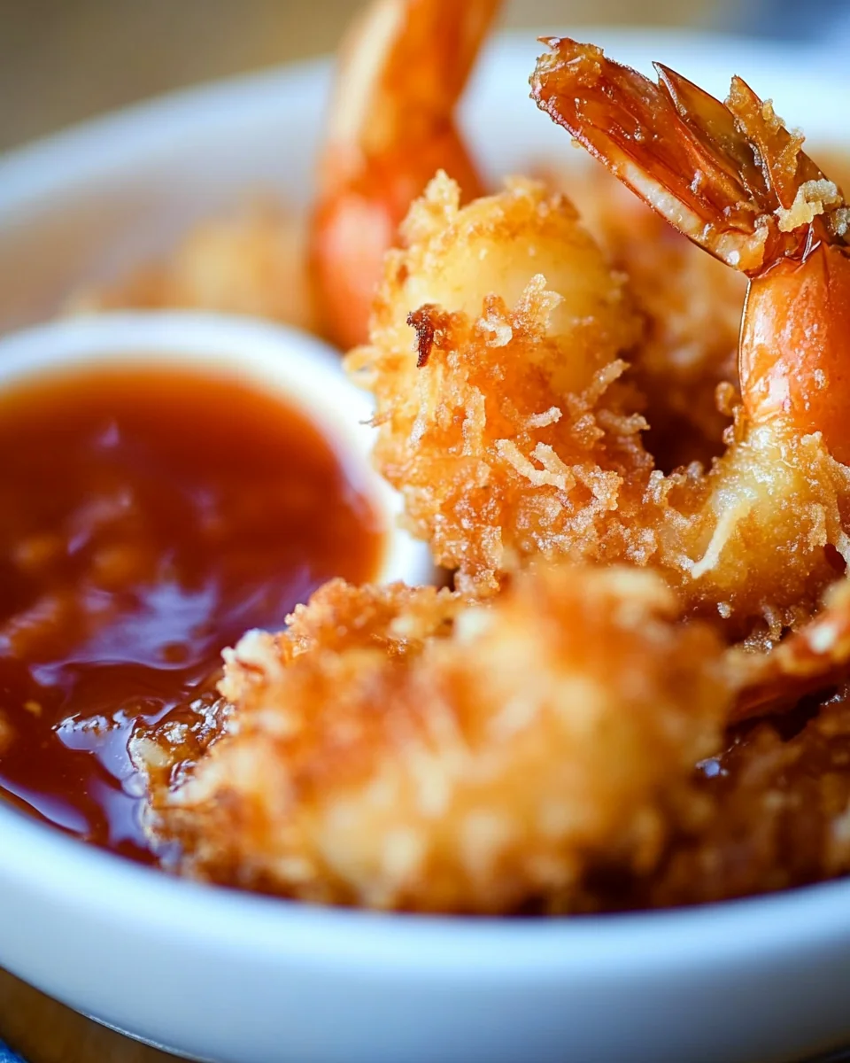 Crispy Coconut Shrimp With A Delicious Dipping Sauce - additional image