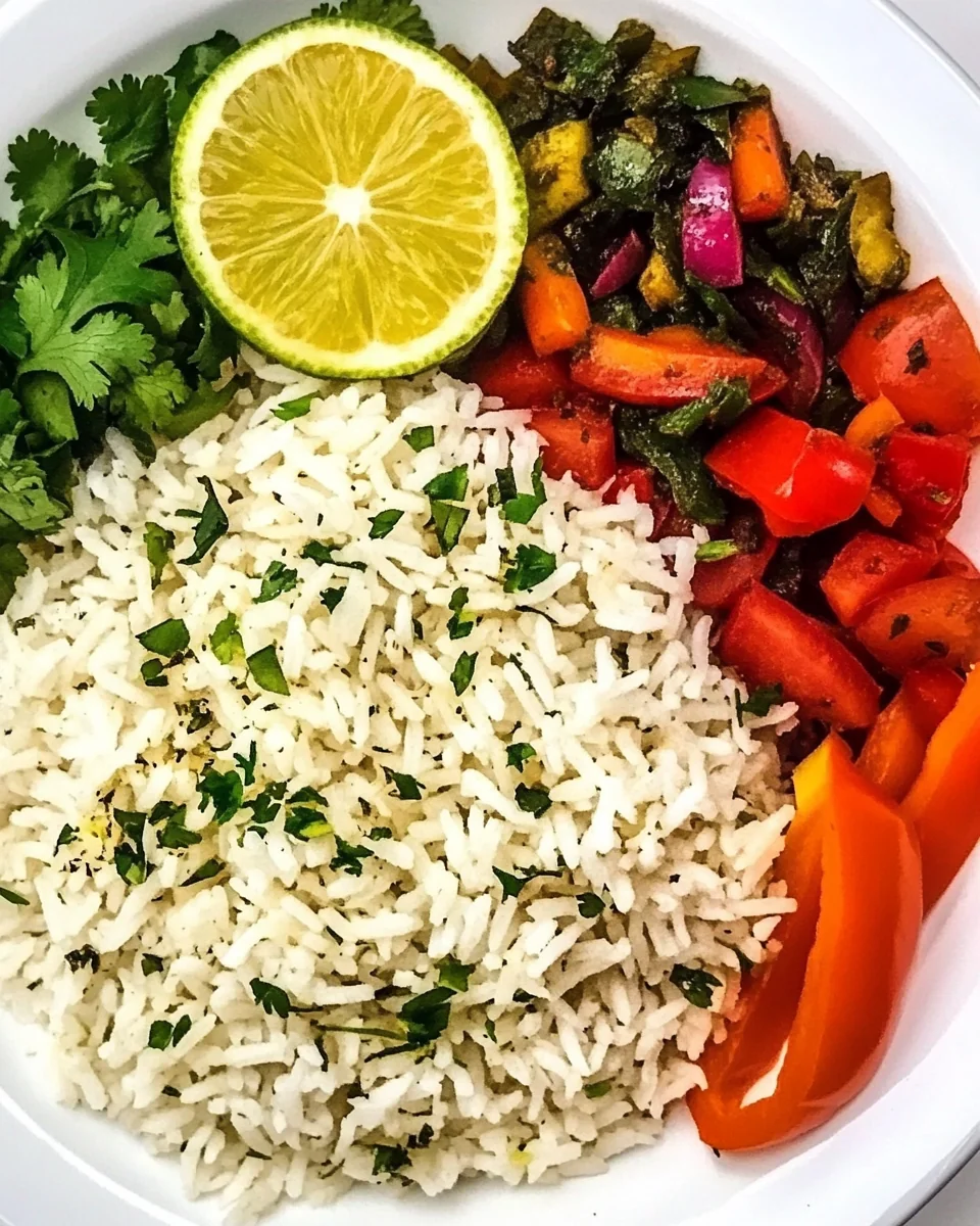 Simple Coriander Lime Rice Recipe - additional image
