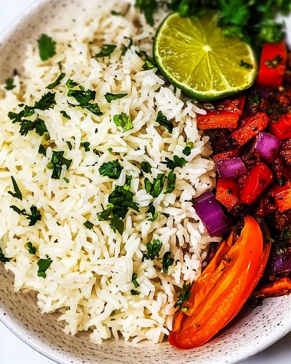 Simple Coriander Lime Rice Recipe - additional image