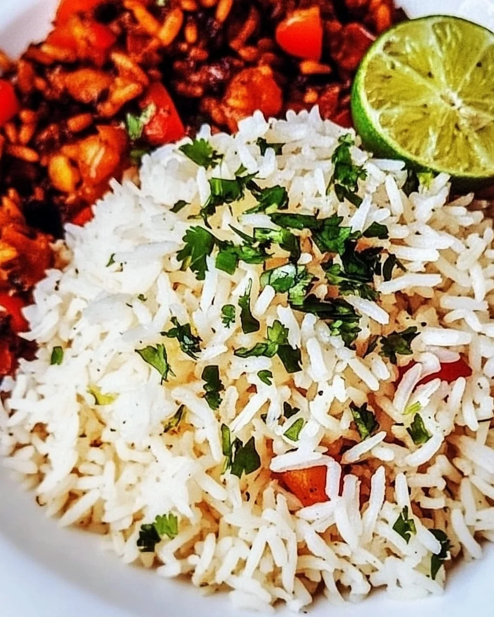 Simple Coriander Lime Rice Recipe - additional image