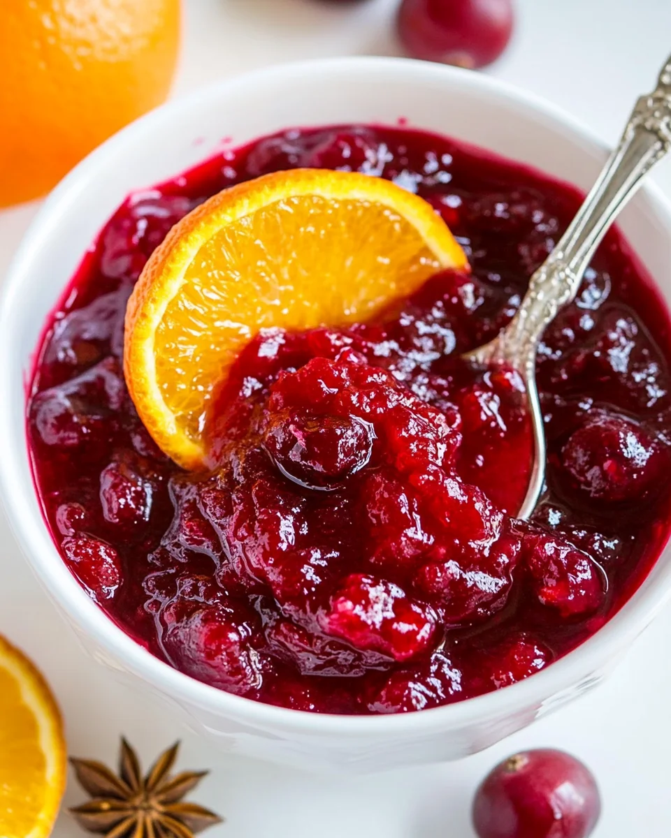 Homemade Cranberry Orange Sauce Recipe - additional image