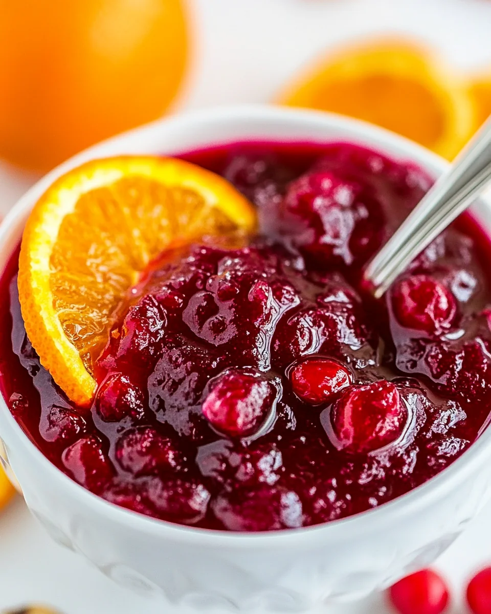 Homemade Cranberry Orange Sauce Recipe - additional image