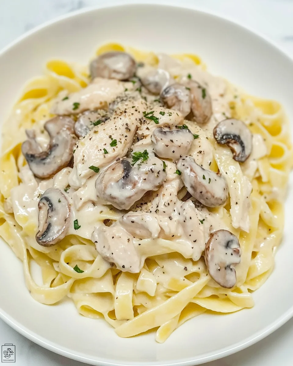 Creamy Chicken And Mushroom Pasta Recipe - additional image
