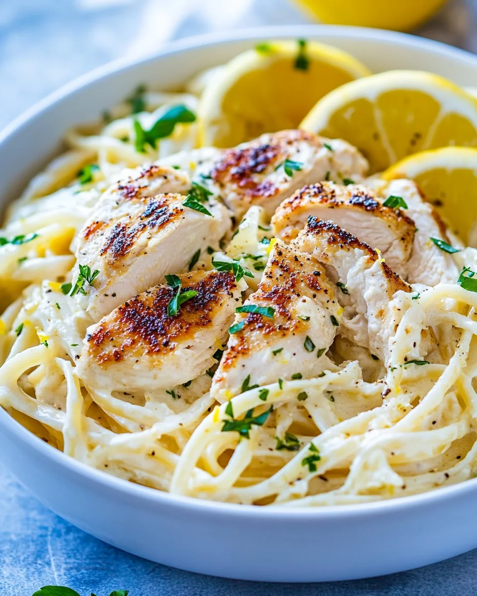 Creamy Lemon Chicken Pasta Recipe for Cozy Nights - additional image