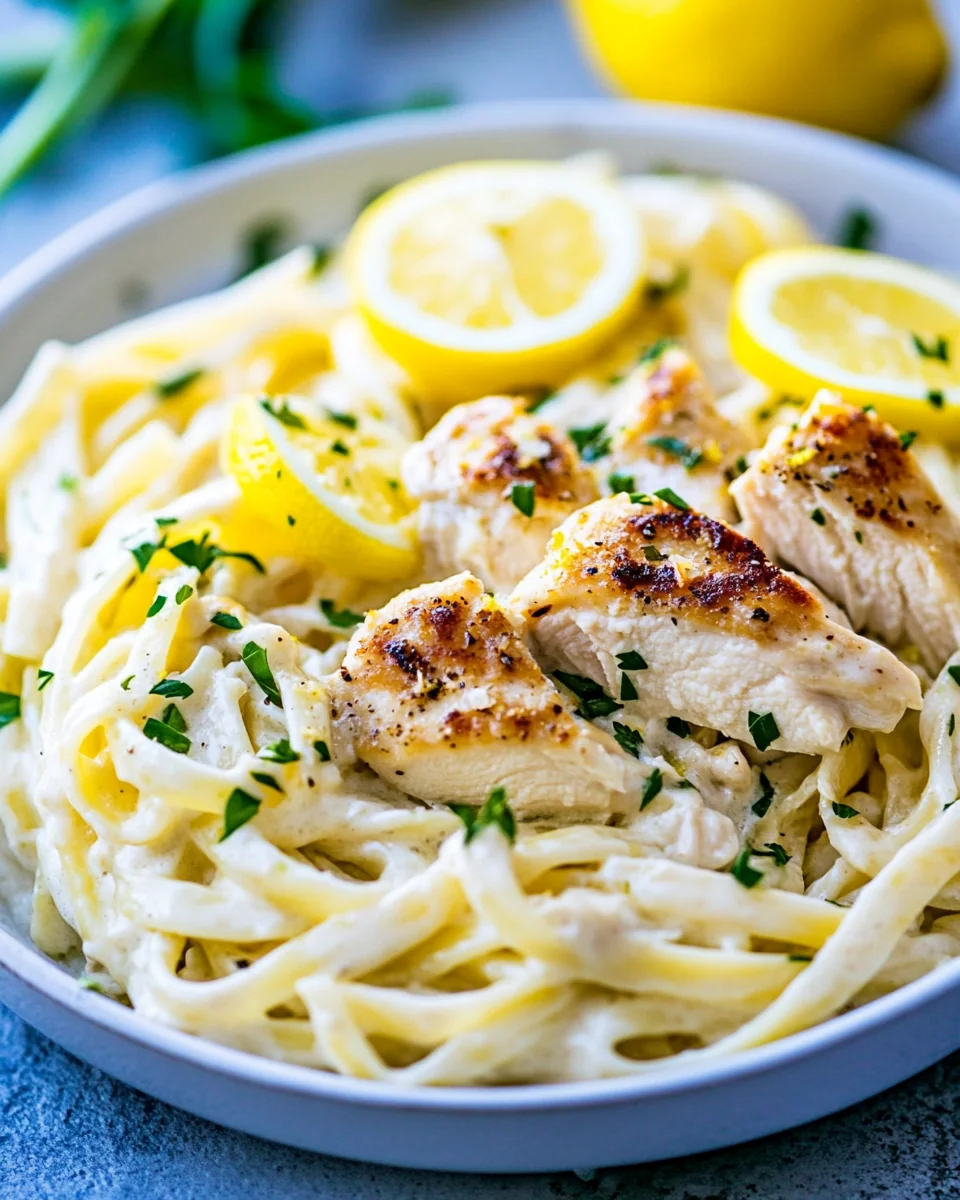 Creamy Lemon Chicken Pasta Recipe for Cozy Nights - additional image