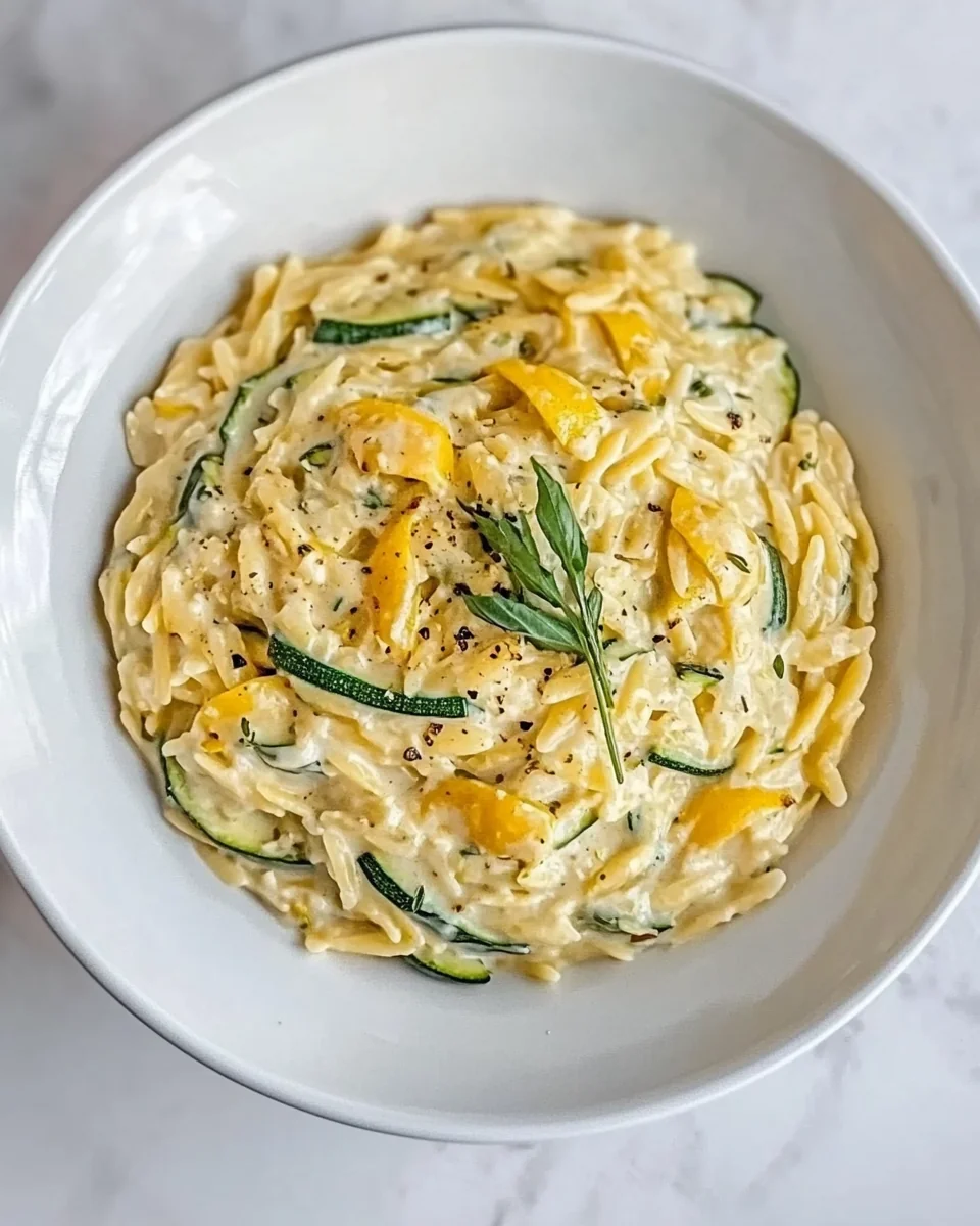 Creamy Lemon Orzo With Fresh Courgette - additional image