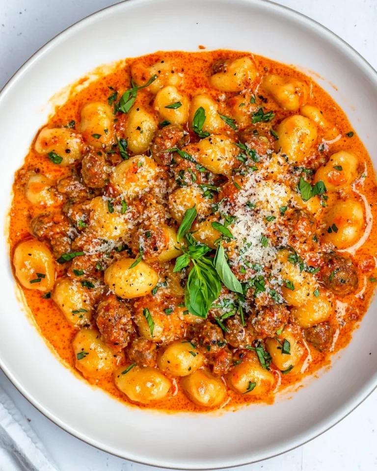 Creamy Tomato Sausage Gnocchi Recipe for Cozy Nights