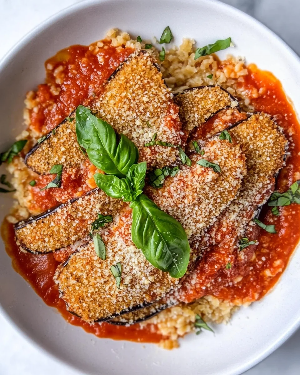 Crispy Homemade Aubergine Parmigiana - additional image