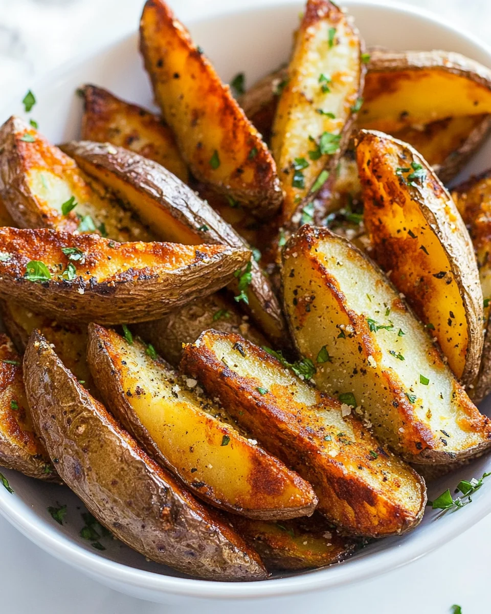 Crispy Homemade Baked Potato Wedges - additional image