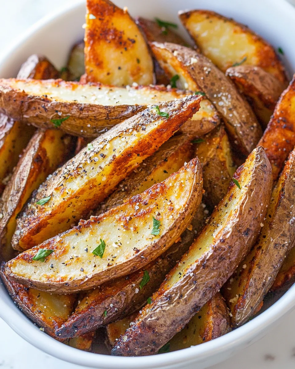 Crispy Homemade Baked Potato Wedges - additional image