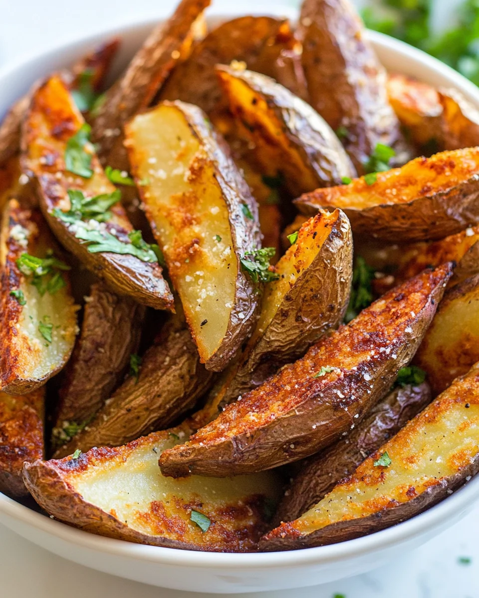 Crispy Homemade Baked Potato Wedges - additional image