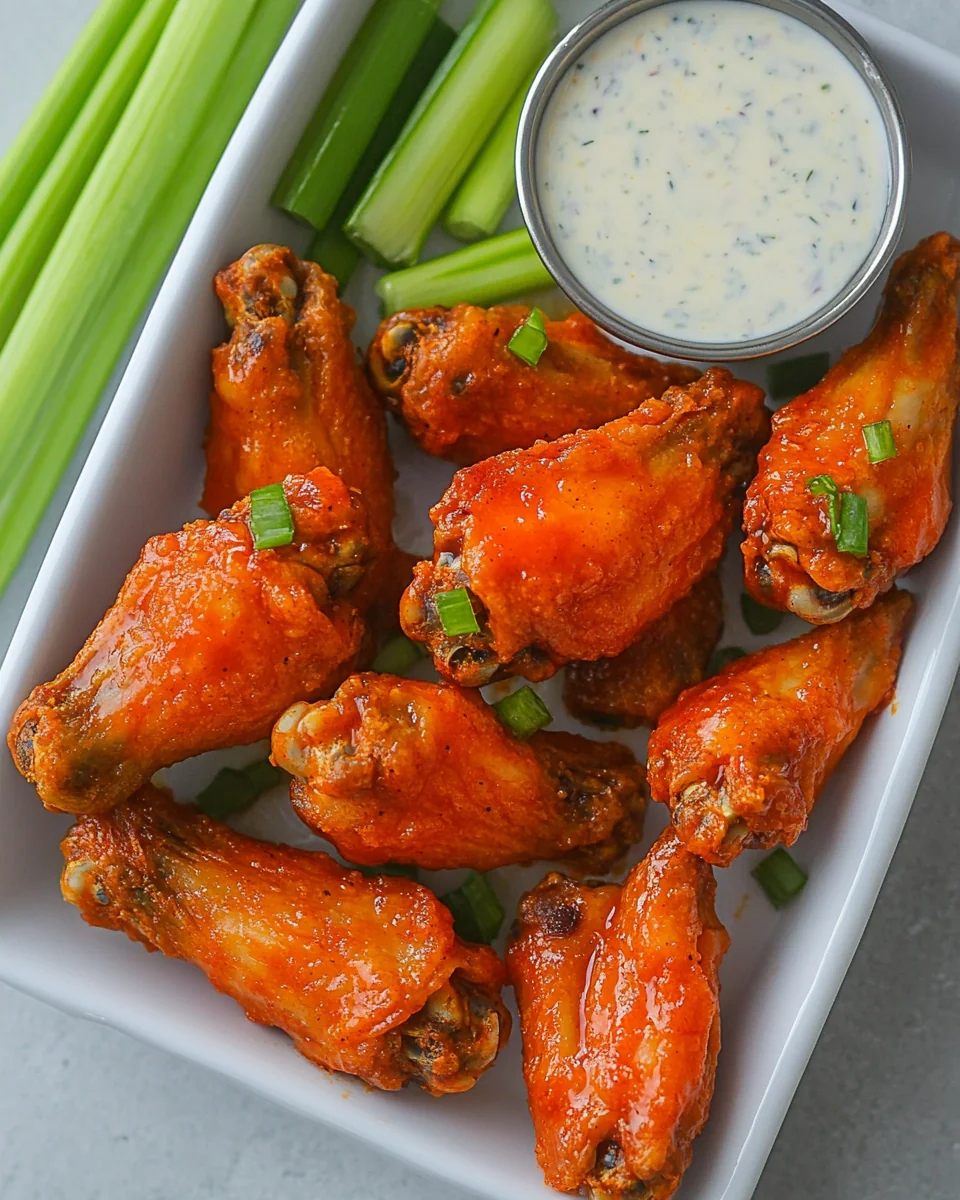 Crispy Homemade Buffalo Wings Recipe - additional image