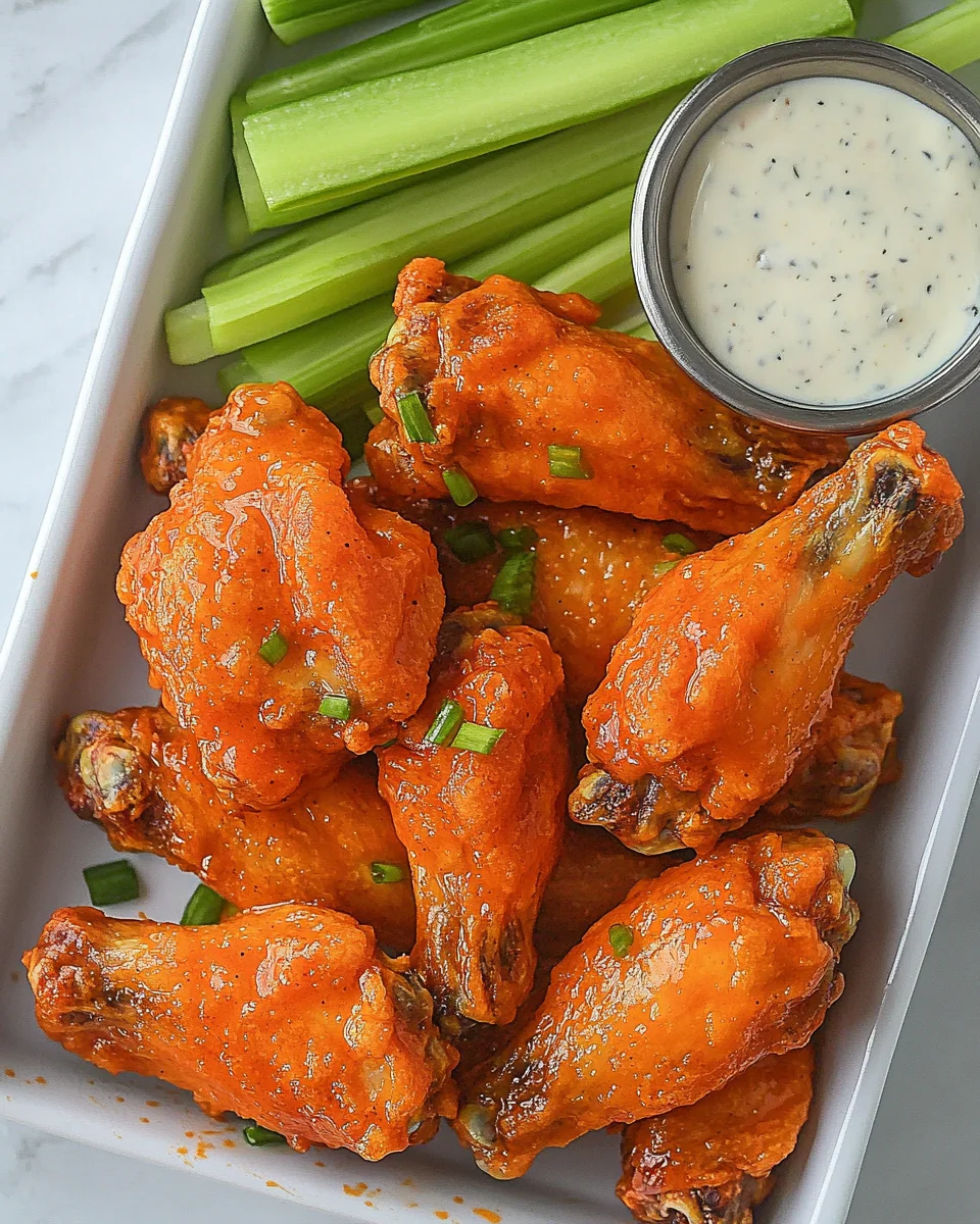 Crispy Homemade Buffalo Wings Recipe - additional image